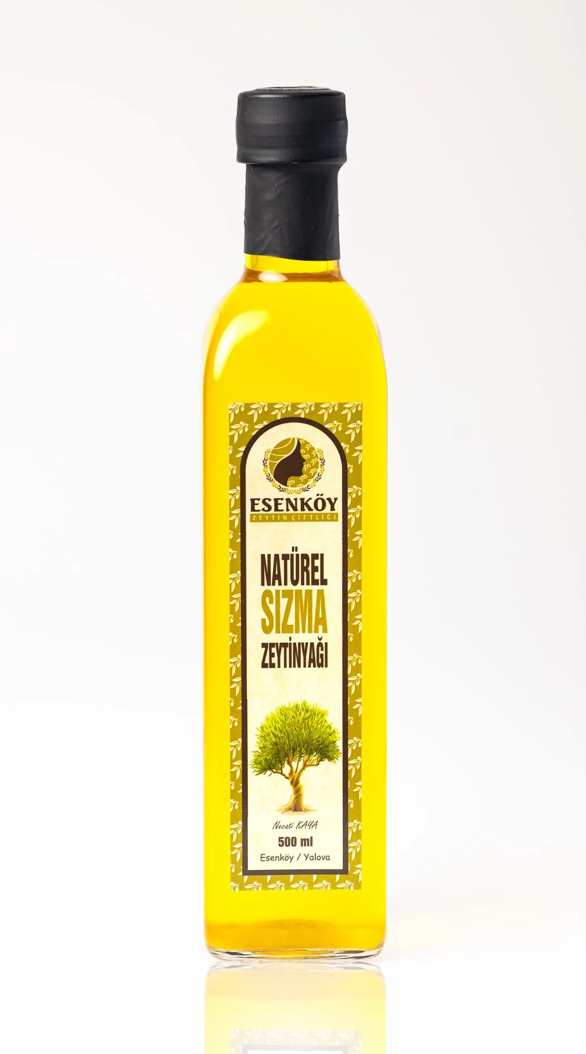 Natural Sızma Zeytinyağı Şeffaf Şişe 500ml